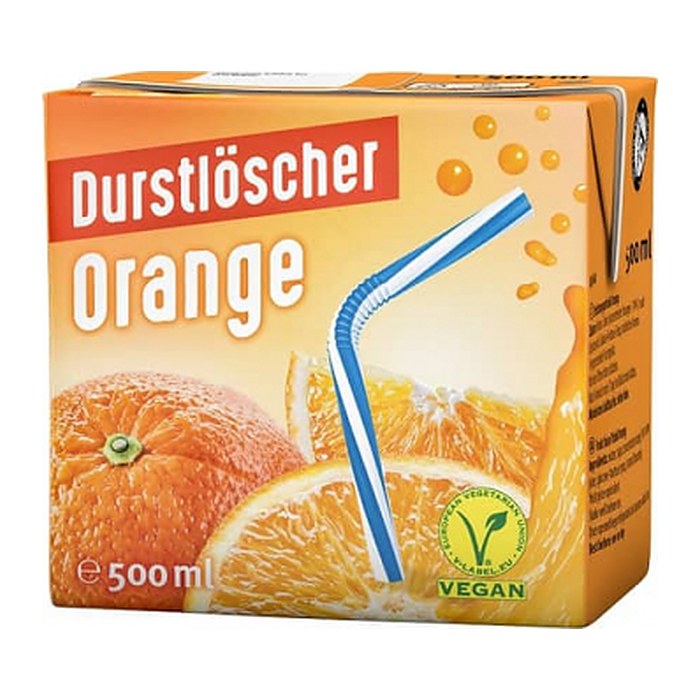 DURSTLÖSCHER Fruchtsaftgetränk Orange 12x 0,5 l