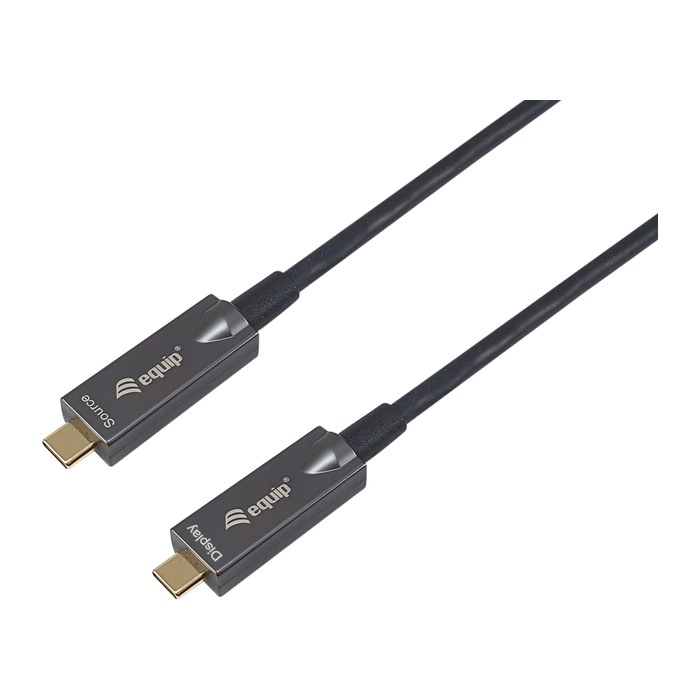 Equip Kabel USB-C3.2->C AOC 4K PD60W St/St 5.00m schwarz