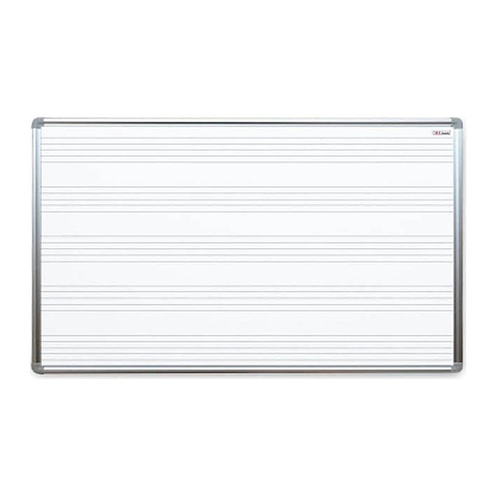 ALLboards Whiteboard 5-zeilig 120,0 x 90,0 cm weiß lackierter Stahl
