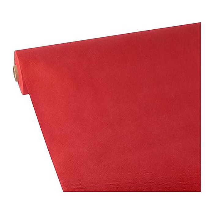 STARPAK Tischdecke soft selection rot 1,18 x 25,0 m, 1 Rolle
