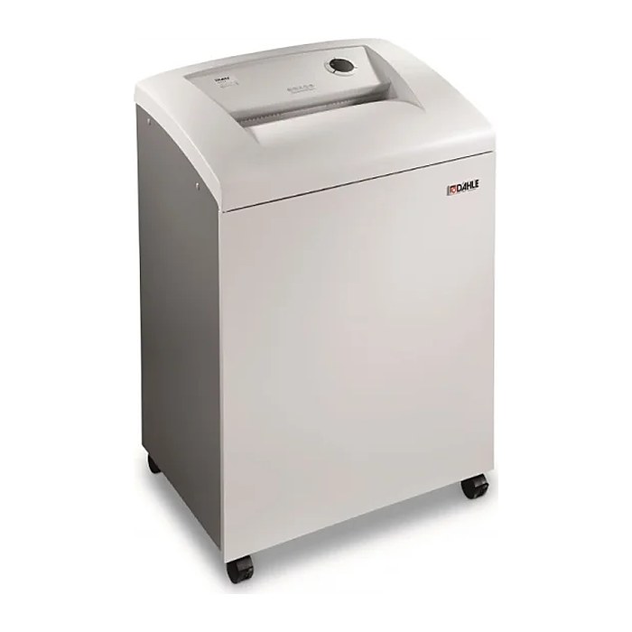 DAHLE 406air Aktenvernichter mit Partikelschnitt P-4, 4 x 40 mm, bis 17 Blatt, grau