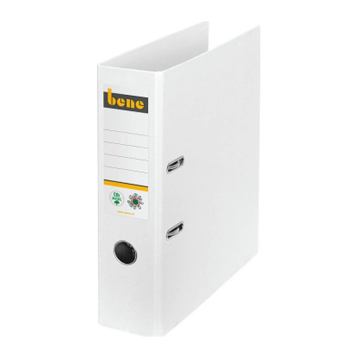 bene No.1 Ordner weiß Karton 8,0 cm DIN A4, 1 St.