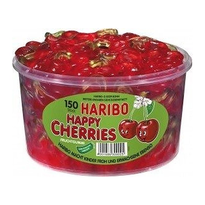 HARIBO HAPPY CHERRIES Fruchtgummi 1,2 kg, 150 St.