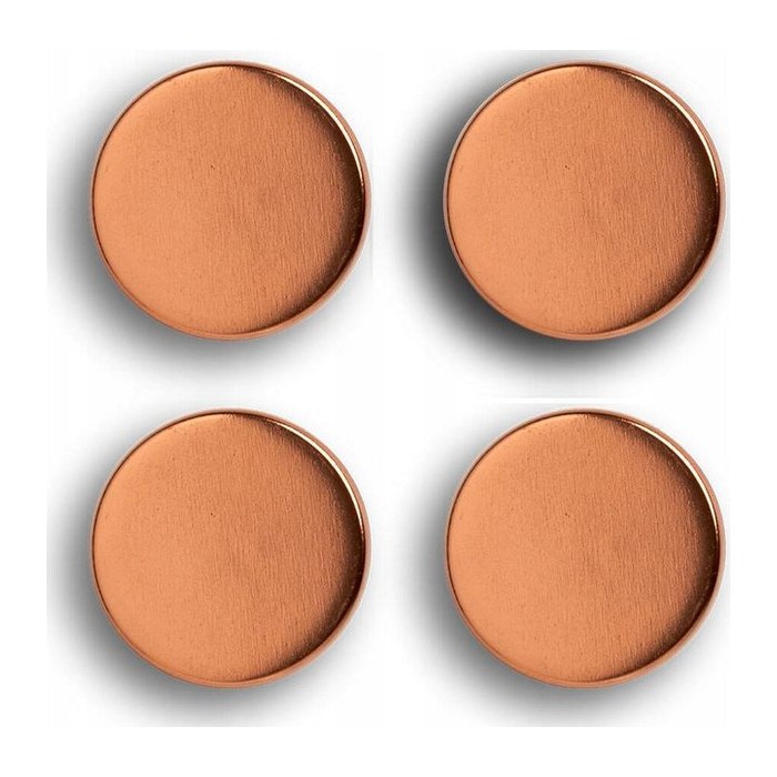 Zeller Magnete roségold, Metall Ø 2,3 x 0,9 cm, 4 St.