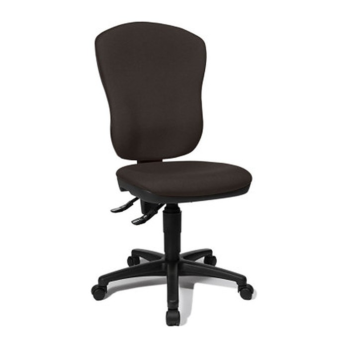 Topstar Bürostuhl Point 80, 8180 G08 Stoff braun, Gestell schwarz