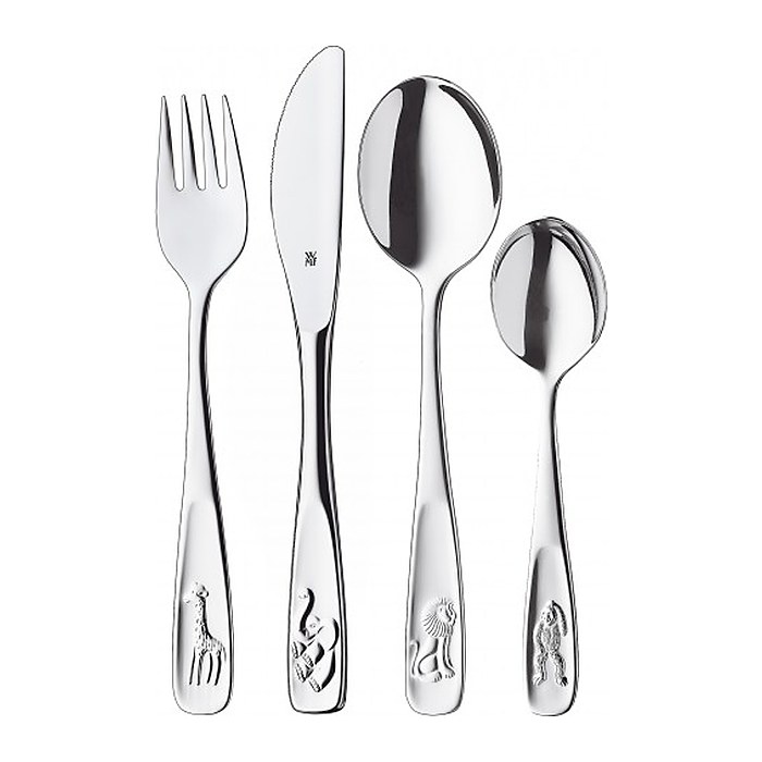 WMF Kinderbesteck-Set Tiere 4-tlg.