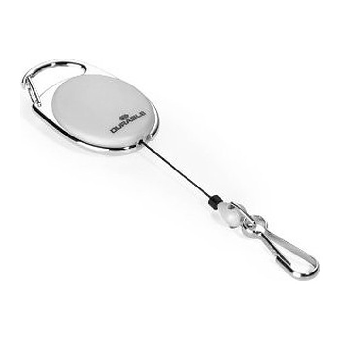 DURABLE Ausweishalter JOJO STYLE 832710, Clip, grau, 1 St.
