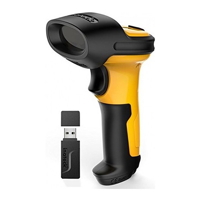 inateck Barcodescanner P6 Yellow Kit Wireless 1D