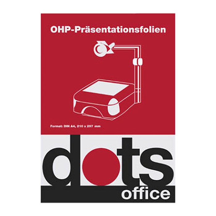 dots InkJetfolien DOTSOHPINKS klar, 50 St.