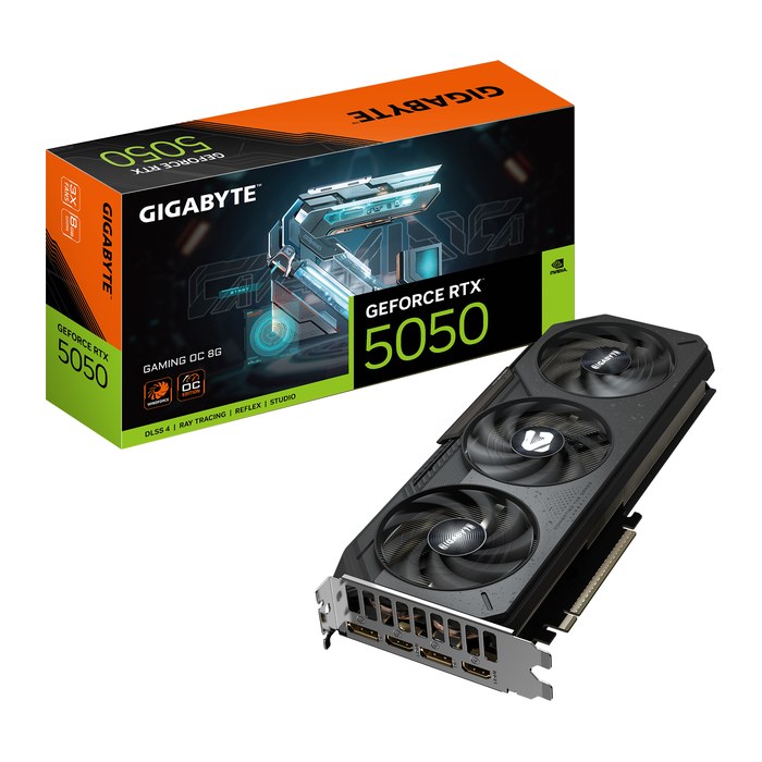 Gigabyte RTX5050 Gaming OC 8G 8GB GDDR6 HDMI 2xDP