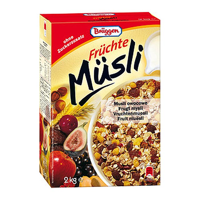 Brüggen Früchte Müsli 2,0 kg, 1 St.