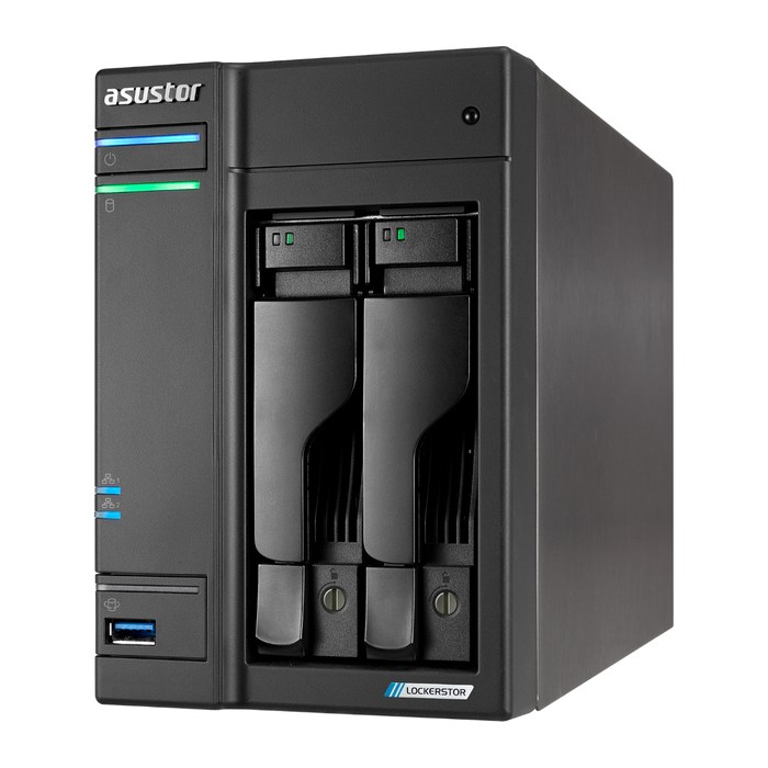 ASUSTOR NAS AS6702T V2 Lockerstor Gen 2+, 2-Bay