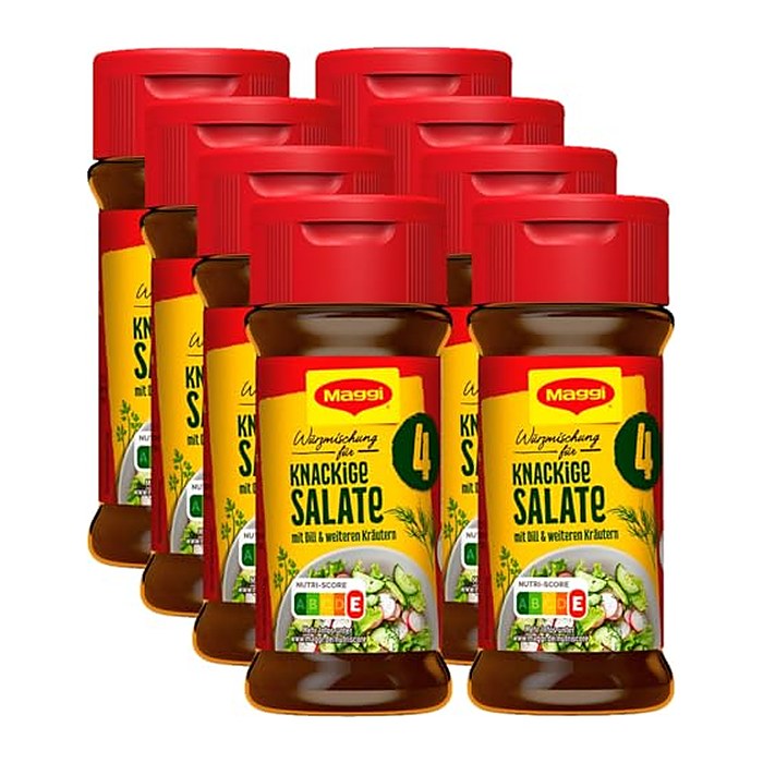 Maggi® knackige Salate Gewürzmischung, 8x 60,0 g