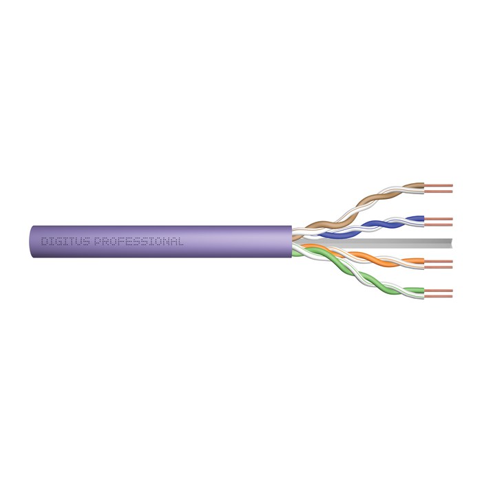 DIGITUS CAT.6A U/UTP Verlegekabel, Simplex 305m grau