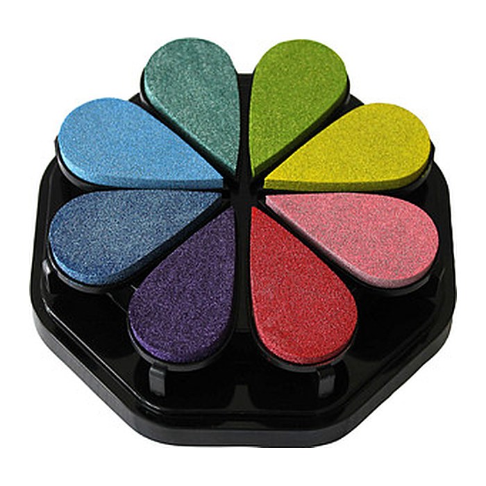 artoz Stempelkissen pearl 8 Farben 2,0 x 3,5 cm, 1 St.