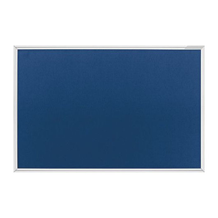 magnetoplan Pinnwand 150,0 x 100,0 cm Textil blau