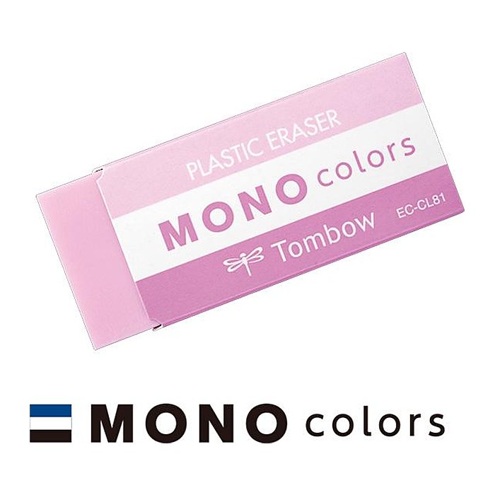 Tombow Radiergummi MONO colors pink, 1 St.
