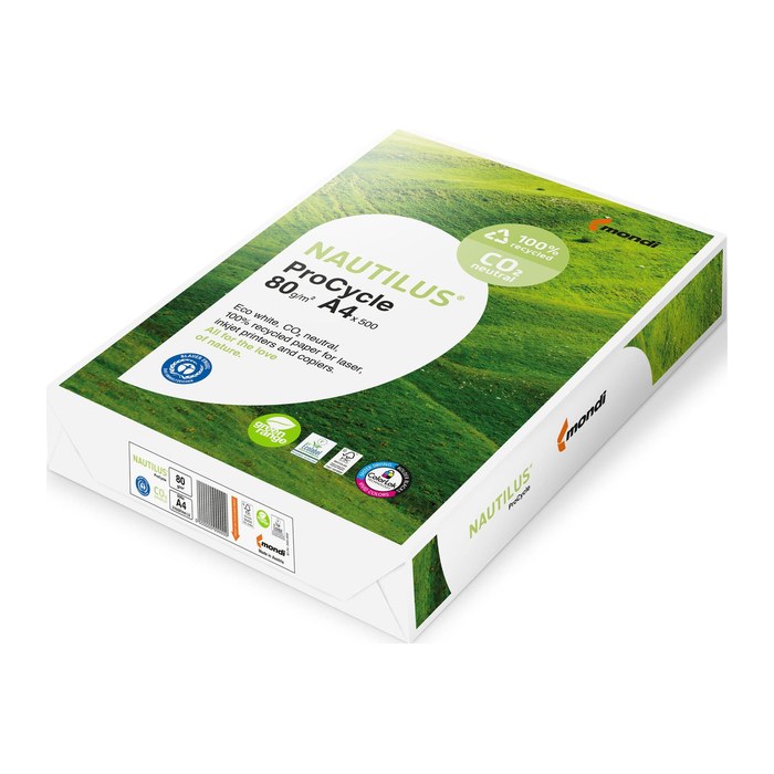 NAUTILUS® Recyclingpapier ProCycle DIN A4 80 g/qm 500 Blatt
