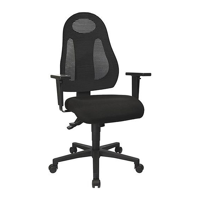 Topstar Bürostuhl Free Art, FR100 G200 Stoff schwarz, Gestell schwarz