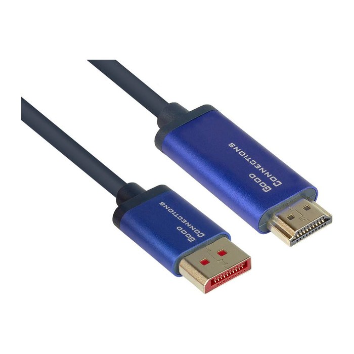 Good Connections Kabel DP1.4-St.-HDMI2.0-St. blau 2m