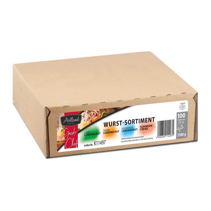 Artland  Wurst-Sortiment Brotaufstrich, 100 St.