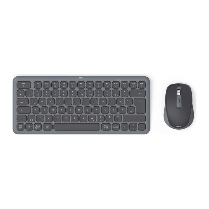 hama WKM-500 Tastatur-Maus-Set kabellos schwarz