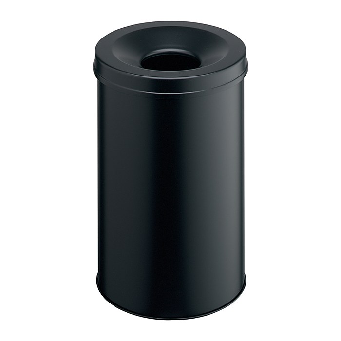 DURABLE Papierkorb Safe rund 60 Liter schwarz
