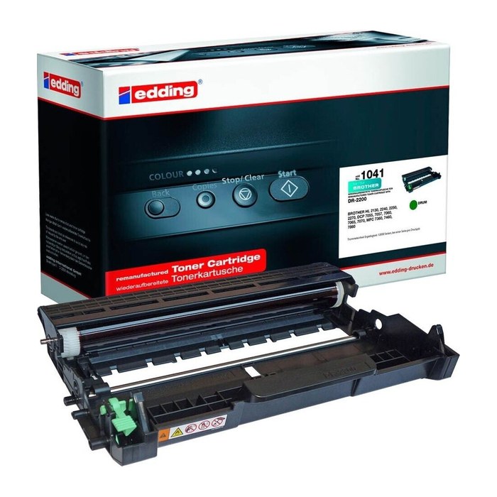 edding EDD-1041 schwarz Trommel kompatibel zu brother DR-2200