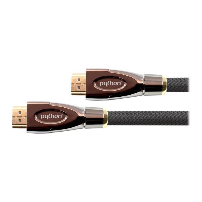 Python HDMI« 2.0 Kabel 4K2K Nylongeflecht schwarz 2m