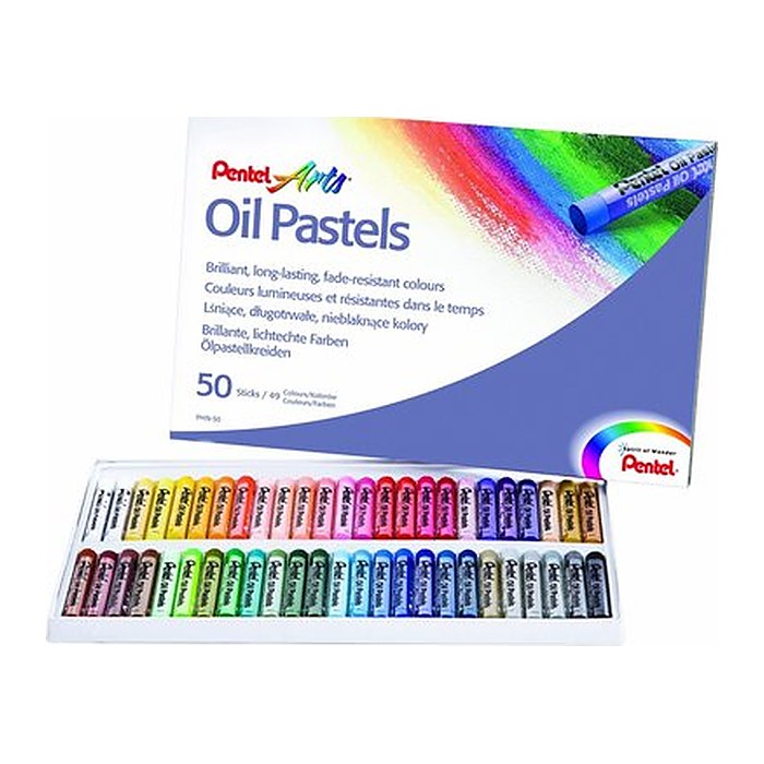 Pentel Oil Pastels Ölkreide farbsortiert 50 St.