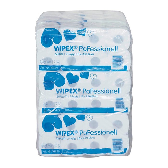 WIPEX® Toilettenpapier 3-lagig, 72 Rollen