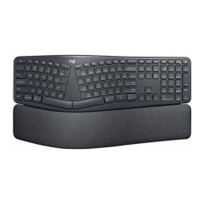 Logitech ERGO K860 ergonomische Tastatur kabellos schwarz