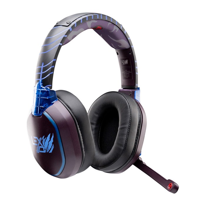 LEXIP Naruto Shippuden Madara Gaming-Headset schwarz, blau
