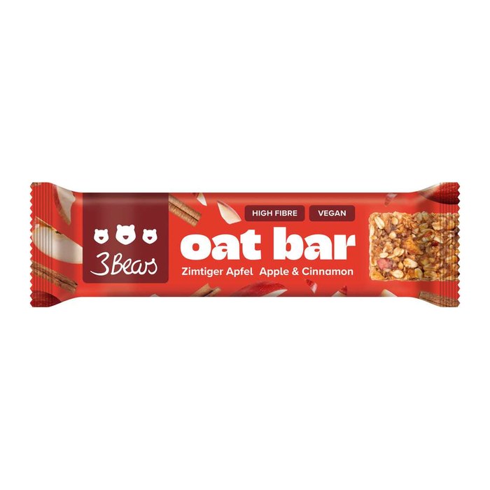 3Bears Oat Bar - Zimtiger Apfel  1 Riegel, 1 St.