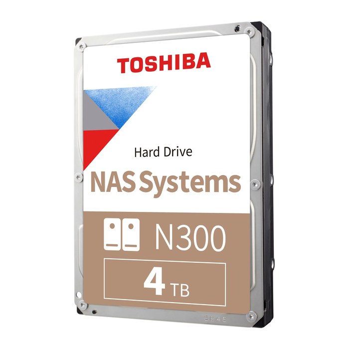 Toshiba 8.9cm (3.5") 4TB SATA3 NAS N300 7200RPM intern bulk