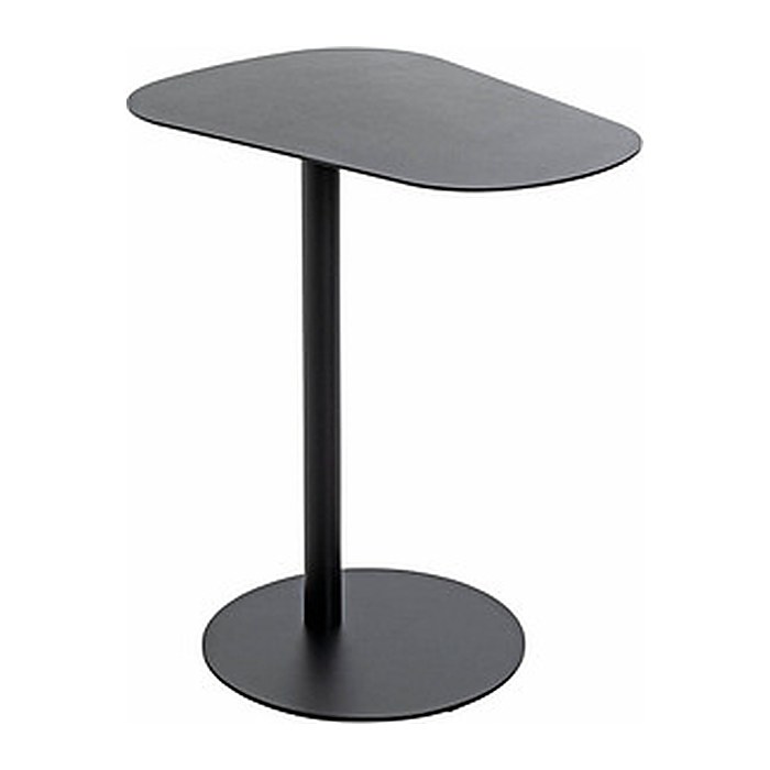 HAKU Möbel Beistelltisch oval Metall schwarz 53,0 x 38,0 x 60,0 cm, 1 St.