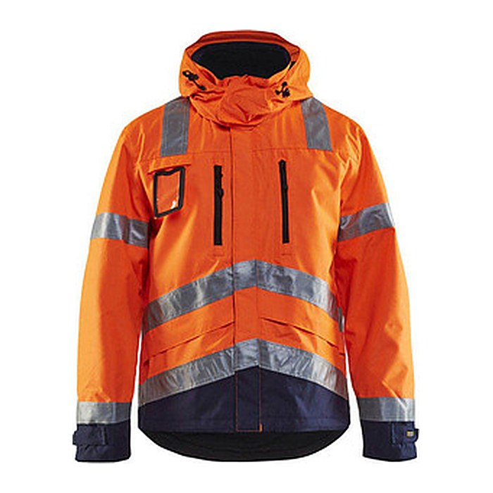 BLAKLÄDER® unisex Regenjacke "4837" orange Größe L