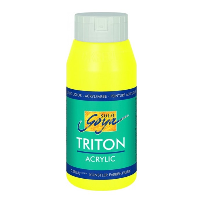 KREUL SOLO GOYA Triton Acrylfarbe zitron 750,0 ml, 1 St.