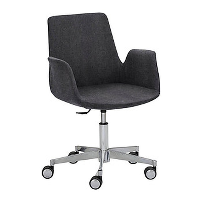 Mayer Besuchersessel myHELIOS anthrazit Aluminium Stoff 65,0 x 65,0 x 82,0 - 93,0 cm, 1 St.