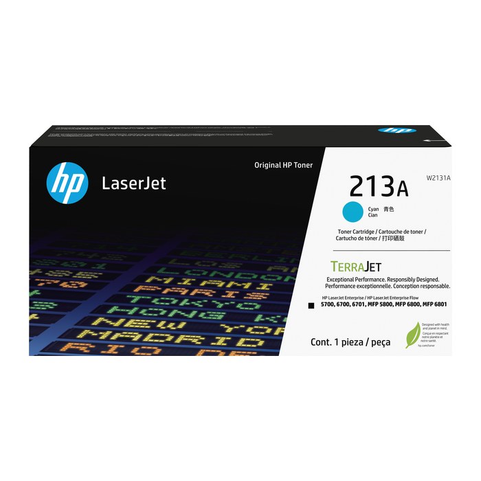 HP 213A (W2131A) cyan Tonerkartusche