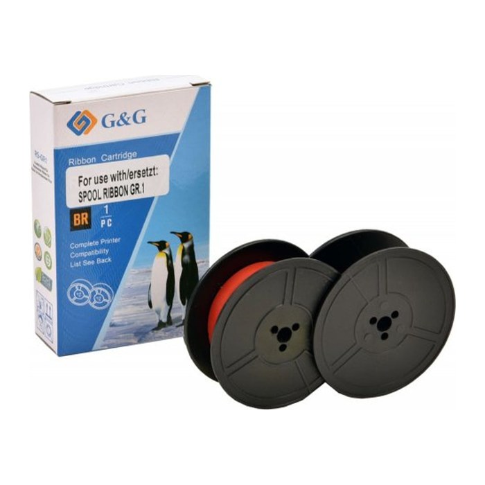 G&G Farbband ers Gruppe 1SR/ Gr.1SR Schwarz/Rot