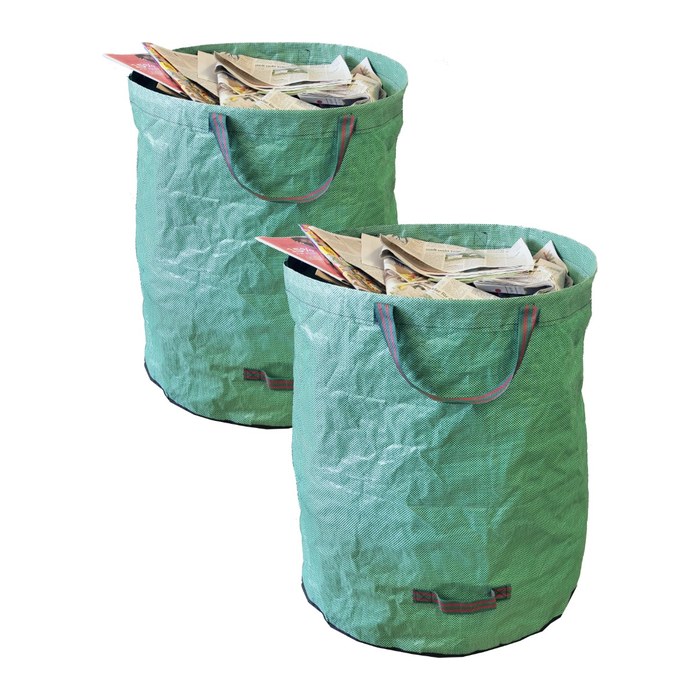 TerCasa Gartenabfallsäcke 272,0 l grün 150,0 g/qm, 2 St.