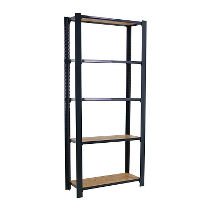 Simonrack Schwerlastregal OFFICLICK 5 8425437127717 anthrazit, braun 80,0 x 30,0 x 210,0 cm