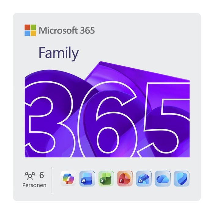 Microsoft 365 FamilyFY25H2 WIN/MAC Subscript. 1 Lic. 1Y dt.