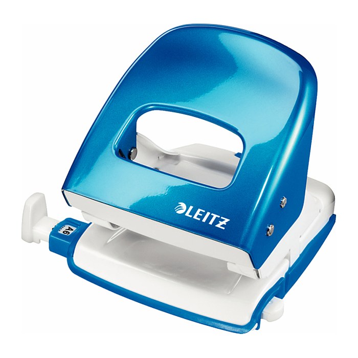 LEITZ Locher NeXXt 5008 WOW blau-metallic, 1 St.
