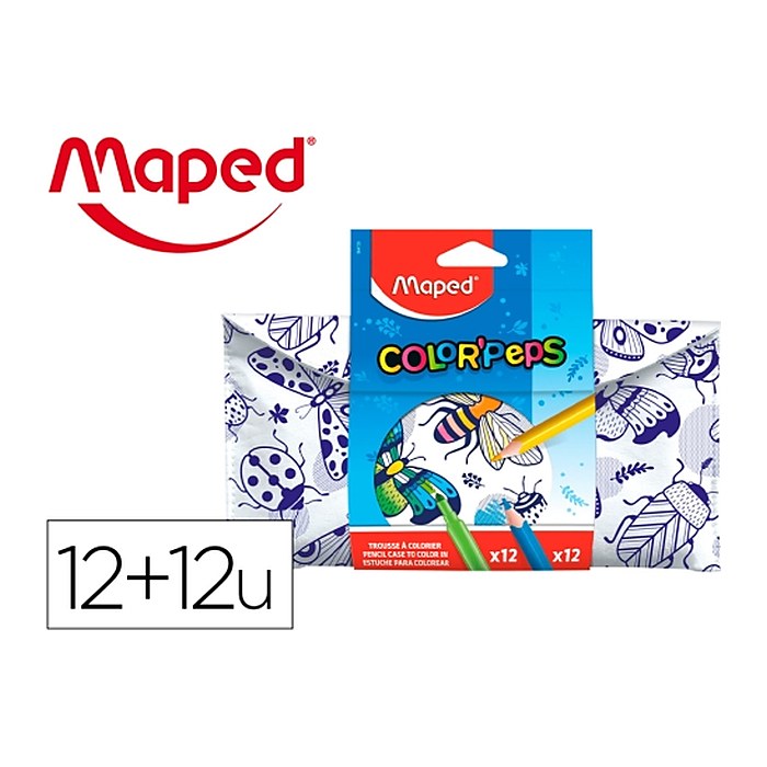 maped Federmäppchen befüllt Motiv, 15,5 x 12,0 cm