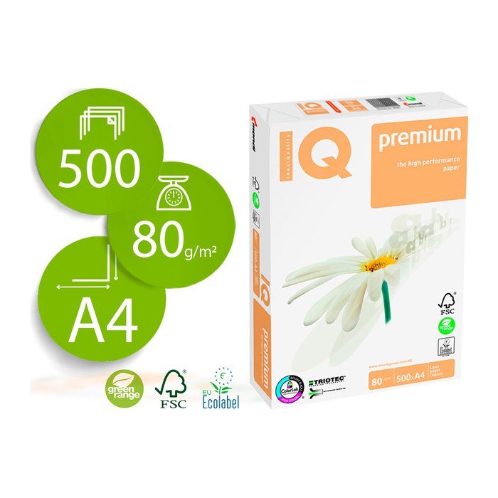 IQ Kopierpapier PREMIUM DIN A4 80 g/qm 500 Blatt