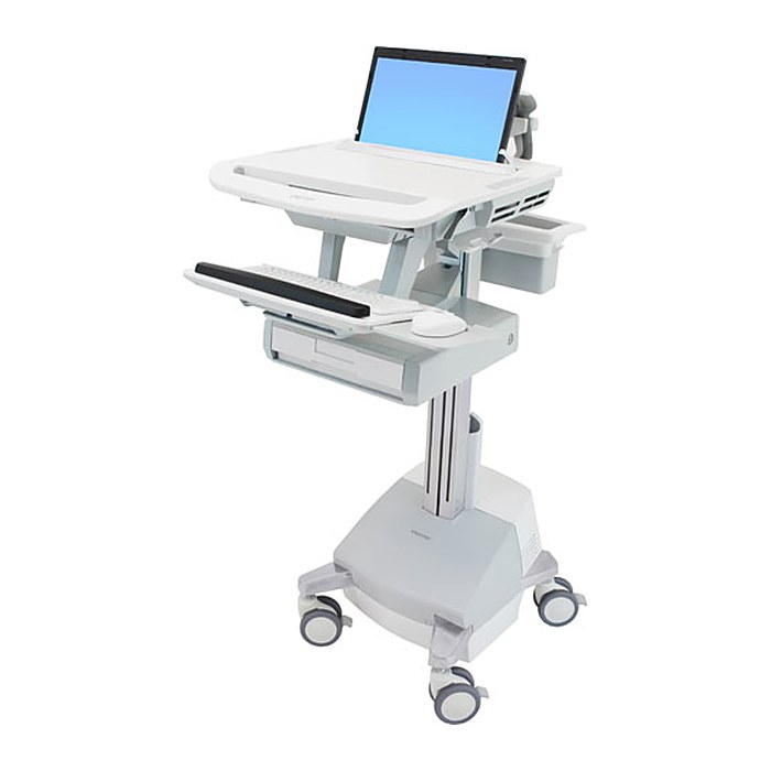 ergotron Visitenwagen StyleView SV44 Laptop grau für 1 Notebook, 1 Tastatur, 1 Maus