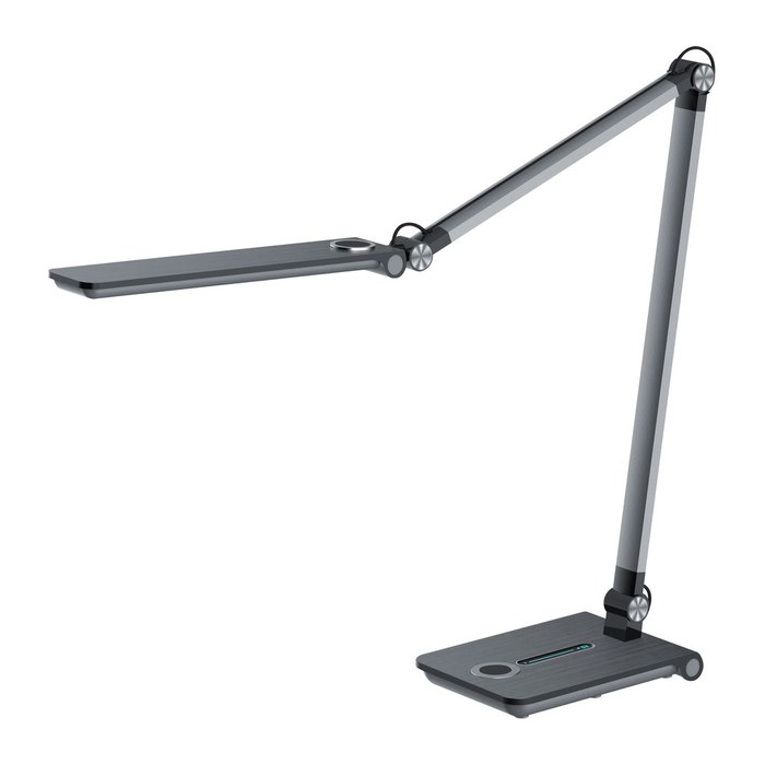 Hansa Wave LED Schreibtischlampe grau 8,5 W