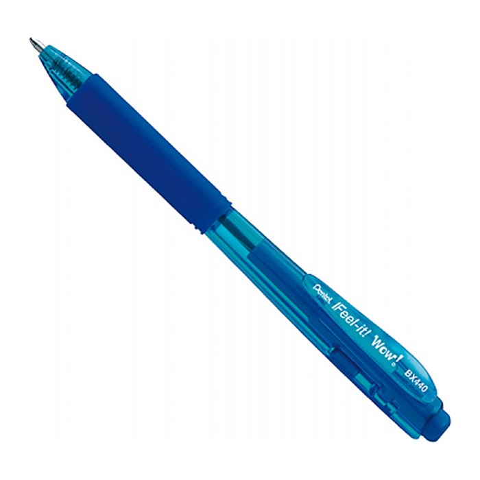 Pentel Kugelschreiber BX440 blau, Schreibfarbe: blau, 1 St.